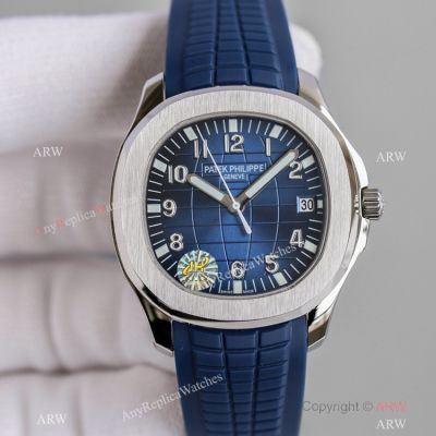 Swiss Knockoff Patek Philippe Aquanaut 324 S C Watch Blue Gradient Dial Rubber Strap